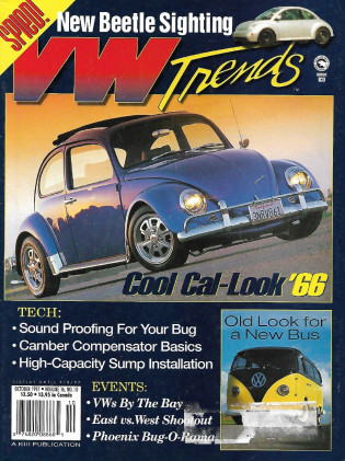 VW TRENDS 1997 OCT - OIL SUMP KIT, BUG BRAKES UPGRADED, HEAD CC-ing*